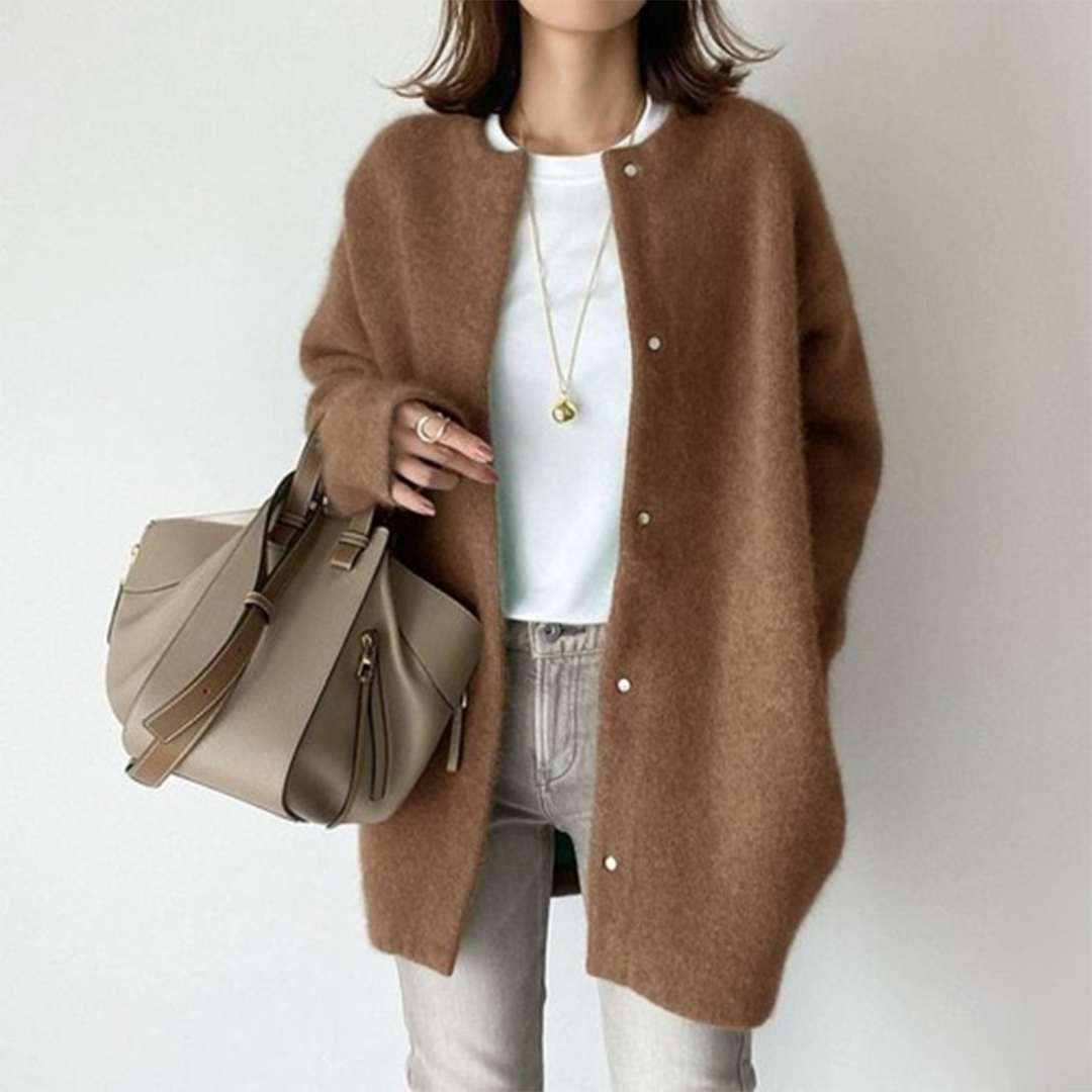 Ligne™ | Élégant Cardigan en Cachemire