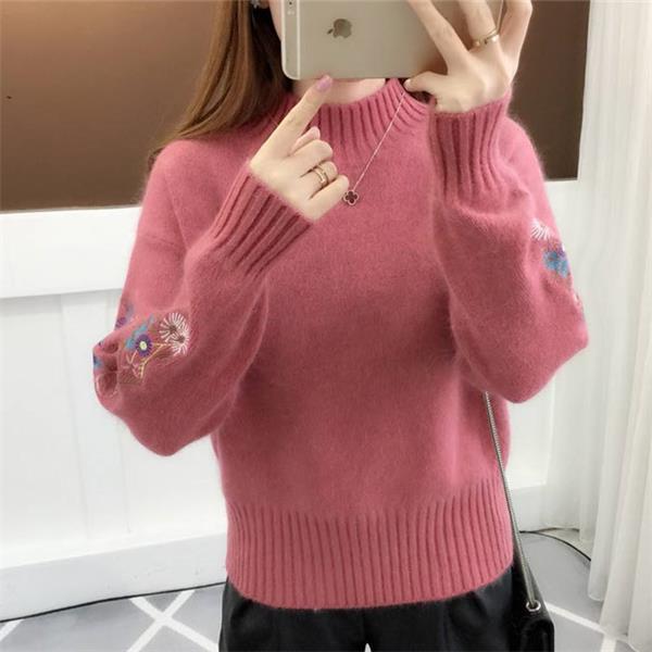 Ligne™ | Pull cachemire brodé