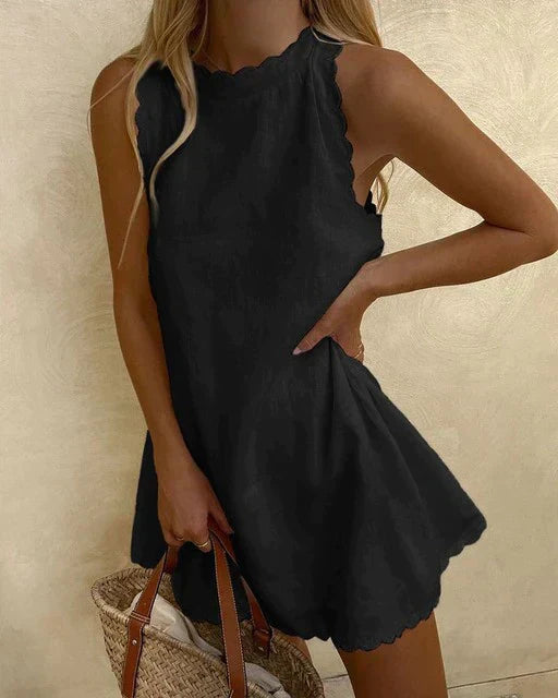 Ligne™ | Robe d'Été Sans Manches Élégante