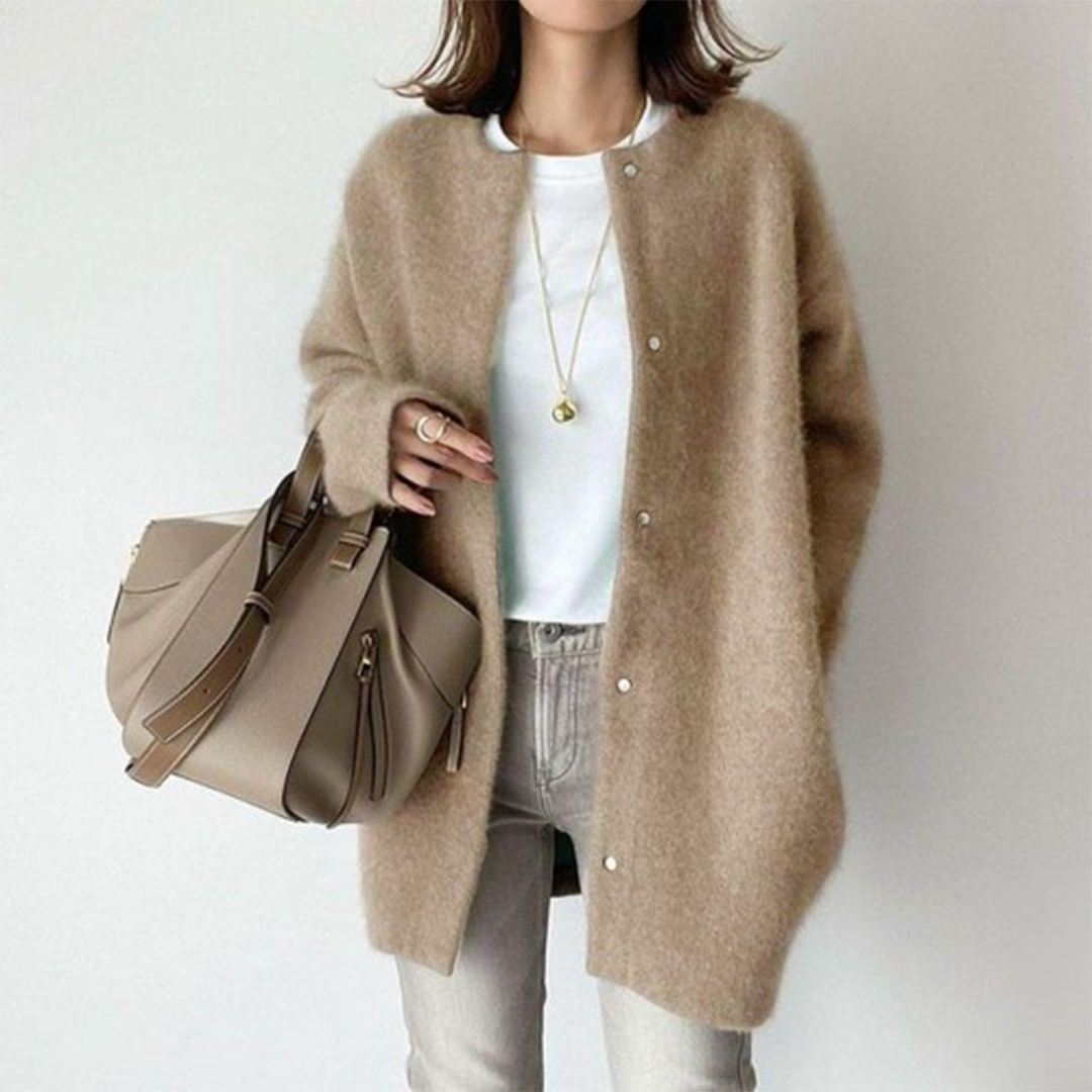Ligne™ | Élégant Cardigan en Cachemire