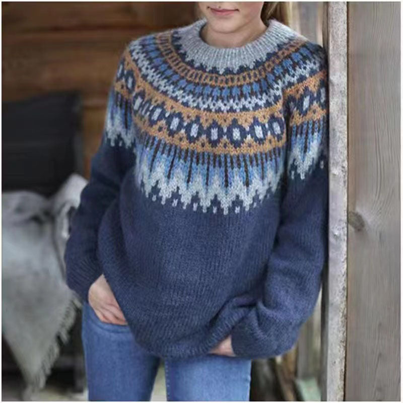Ligne™ | Pull élégant à motif islandais