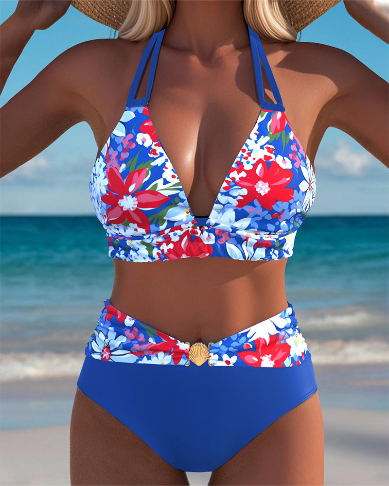 Bikini Fashion Imprimé Two-Piece