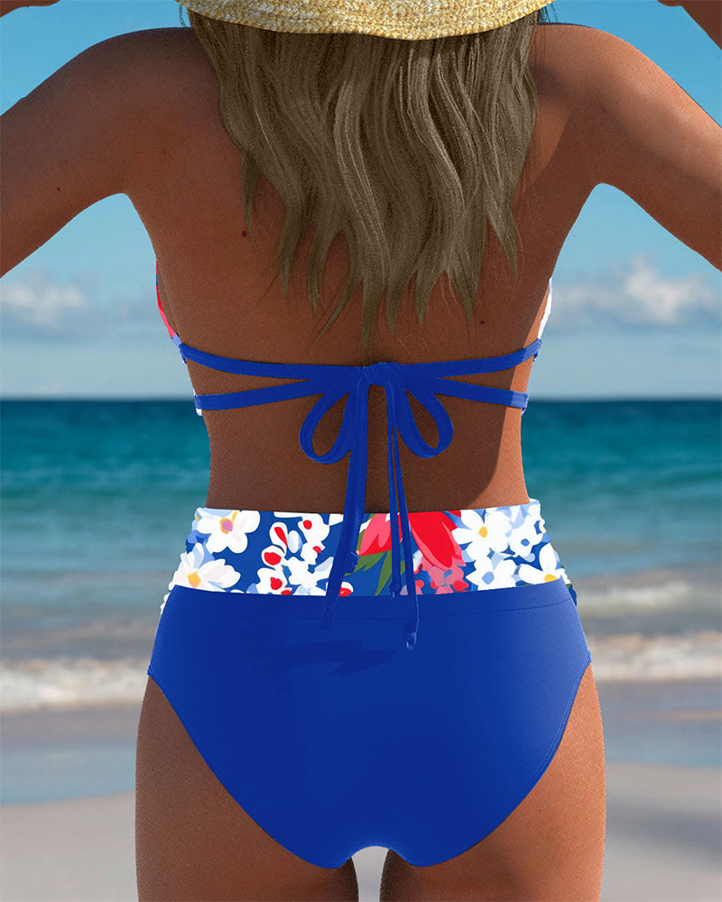 Bikini Fashion Imprimé Two-Piece