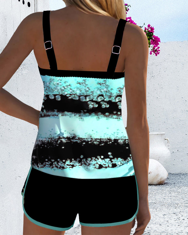 Maillot de bain deux pièces slim short vacances