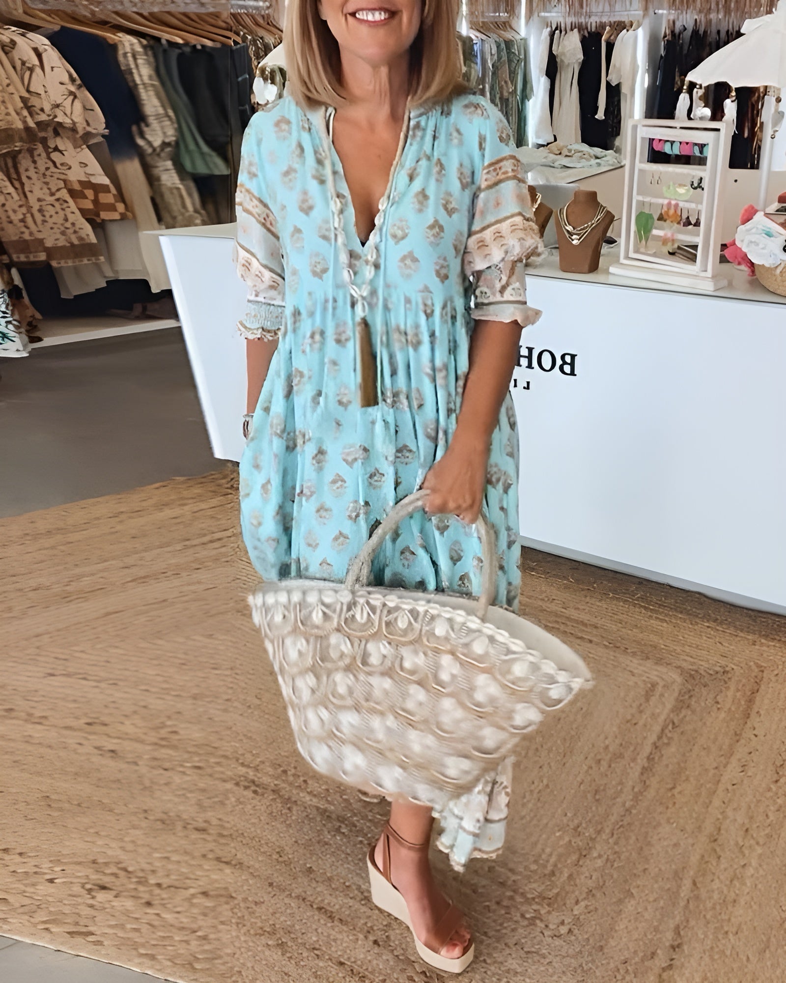 Ligne™ | Robe Printanière Éclatante