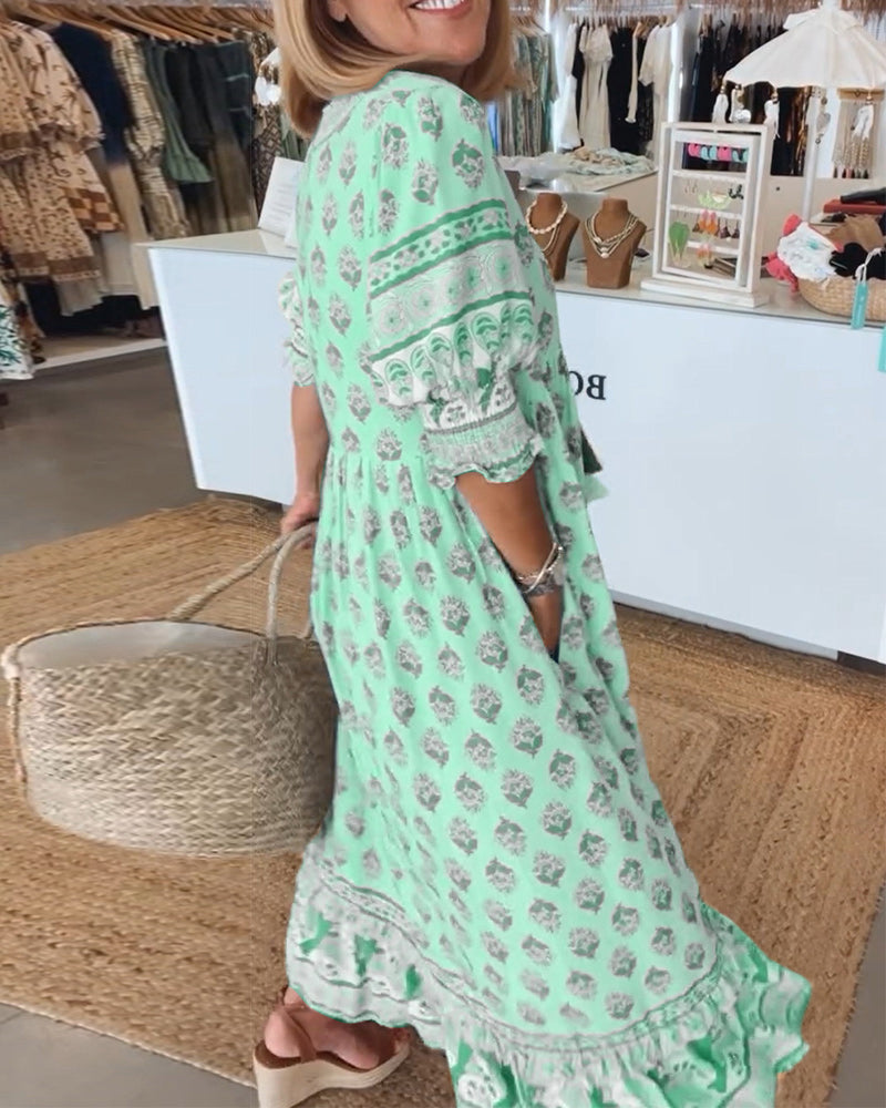 Ligne™ | Robe Printanière Éclatante