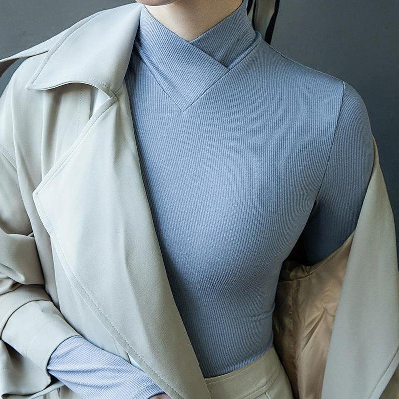 Ligne™ | Pull polaire croisé