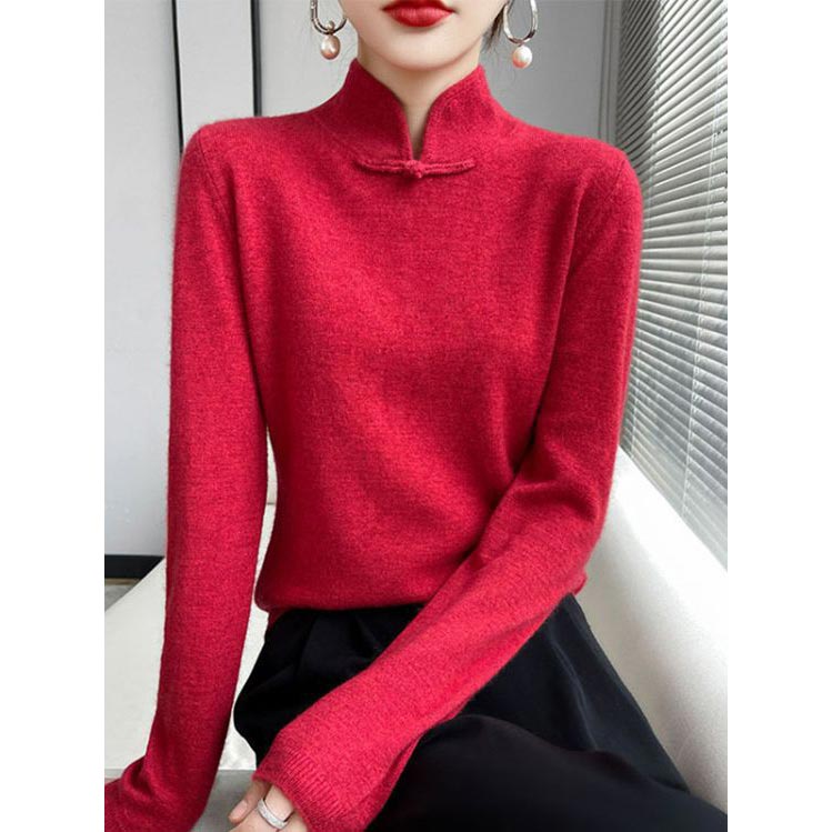 Ligne™ | Pull demi-col rétro