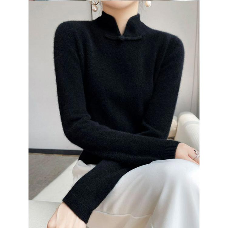 Ligne™ | Pull demi-col rétro