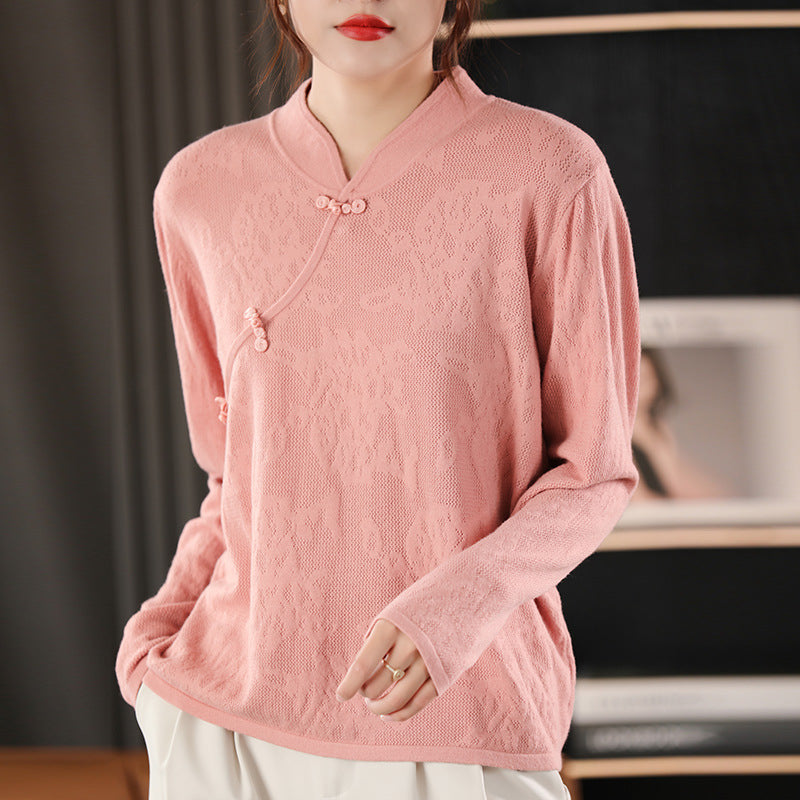 Ligne™ | Pull Cheongsam femme