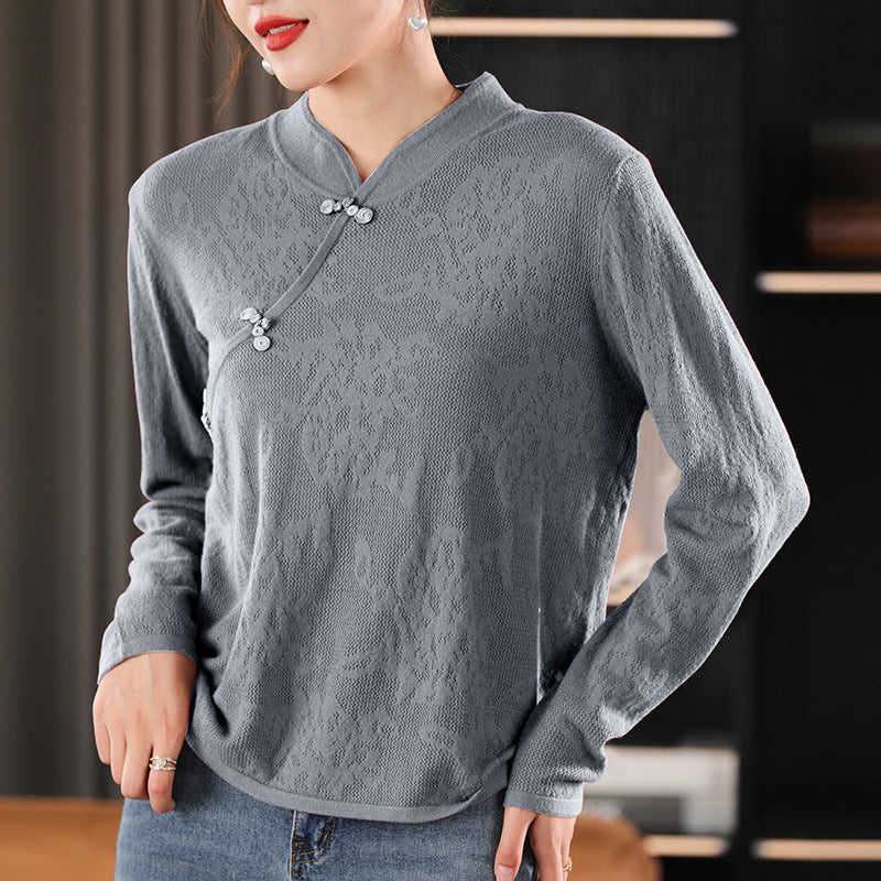 Ligne™ | Pull Cheongsam femme