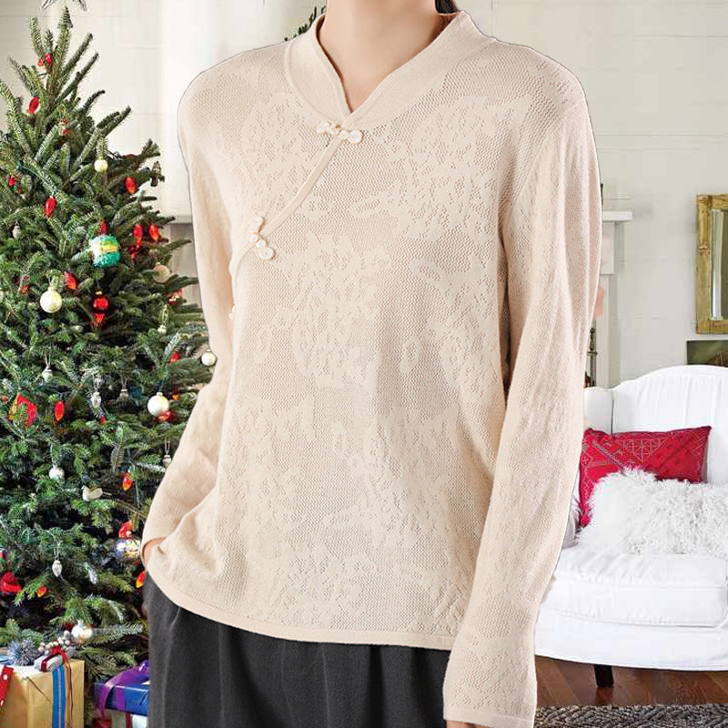 Ligne™ | Pull Cheongsam femme