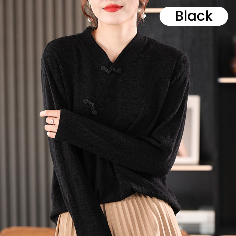 Ligne™ | Pull Cheongsam femme