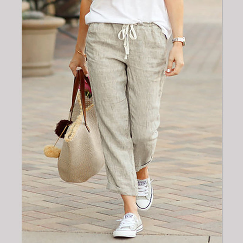 Ligne™ | Pantalons lin cheville