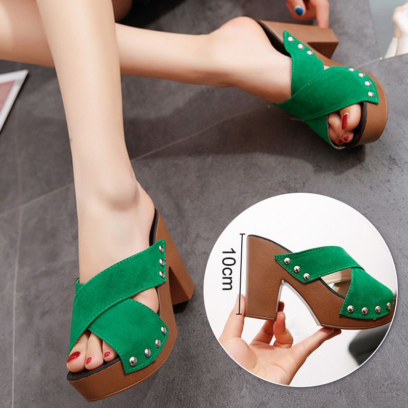 Ligne™ | Mules plateforme chunky