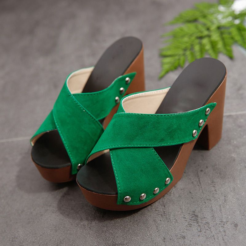 Ligne™ | Mules plateforme chunky
