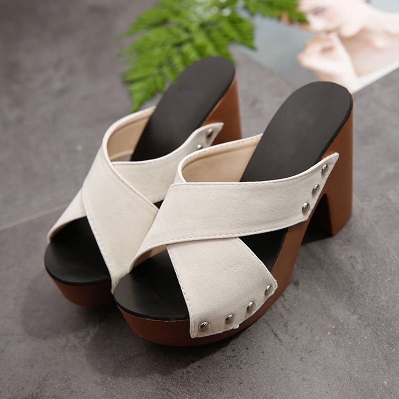 Ligne™ | Mules plateforme chunky