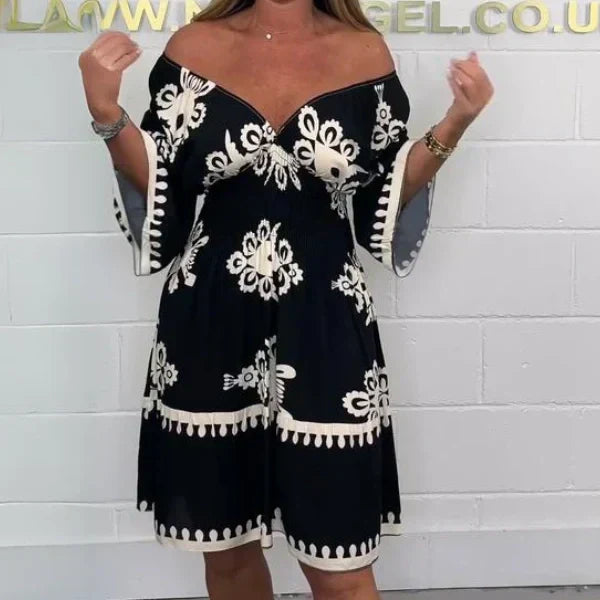 Ligne™ | Robe d'été imprimée pour femmes