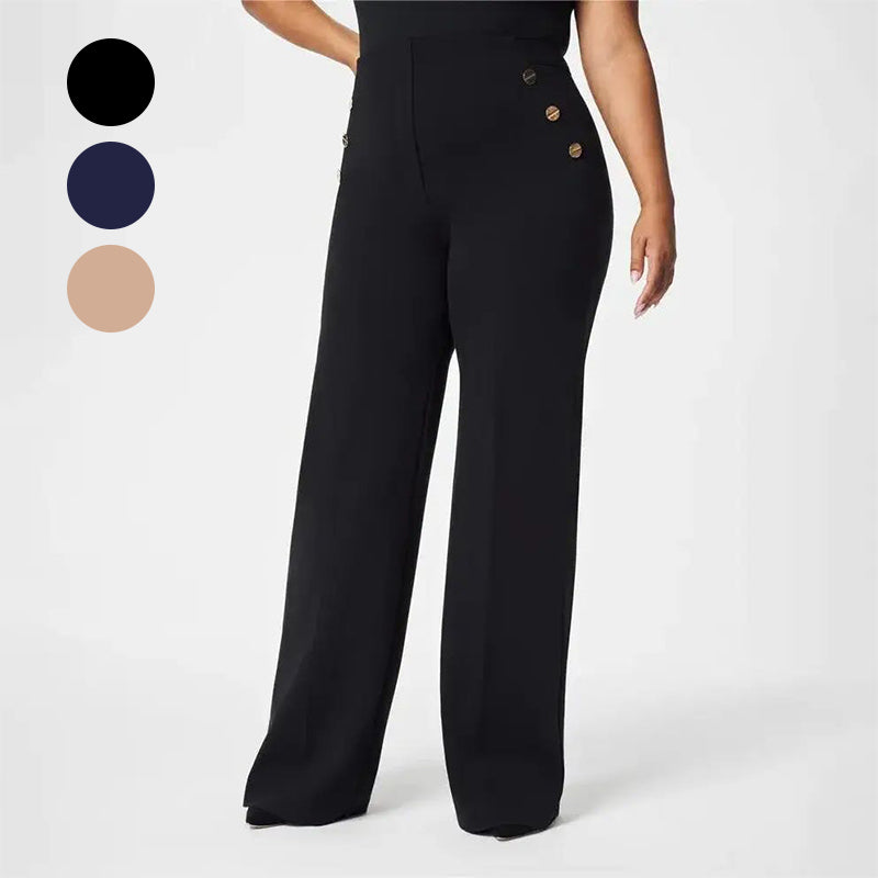 Ligne™ | pantalon large ventre-plat