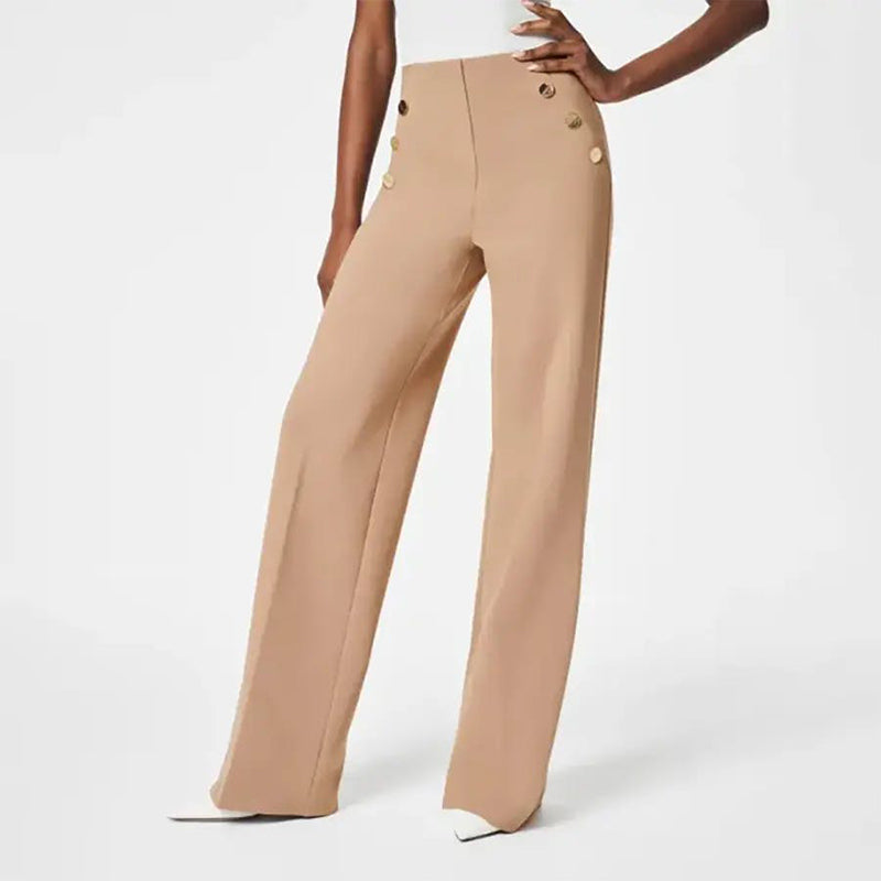 Ligne™ | pantalon large ventre-plat