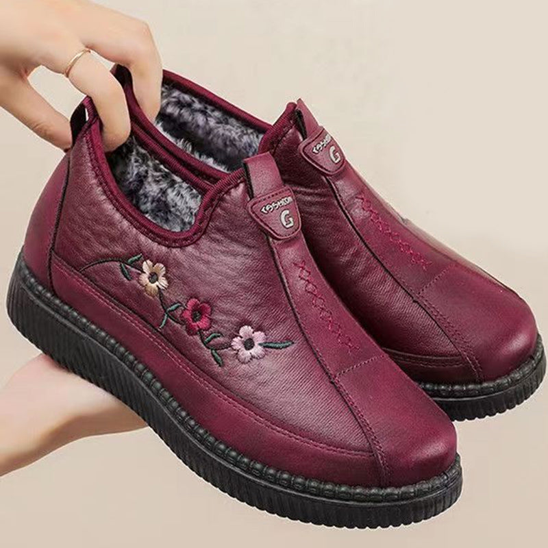Ligne™ | Mocassins cuir fourrure chauds