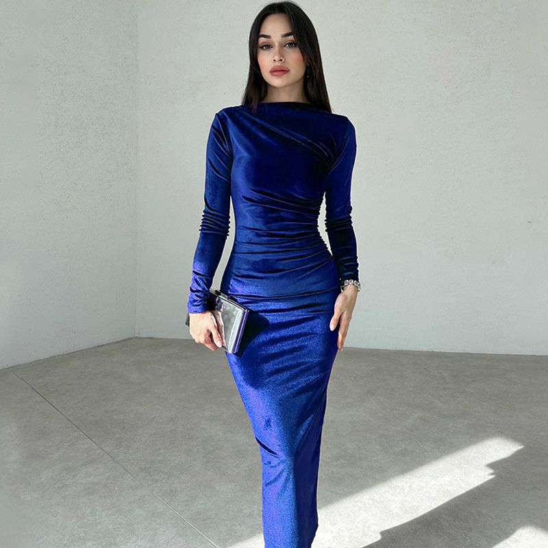 Ligne™ | Robe Slim à Manches Longues