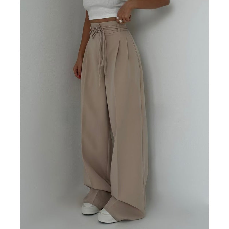 Ligne™ | Pantalon femme droit, taille haute